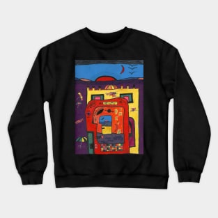 Beach Living . Crewneck Sweatshirt